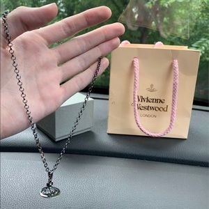 Vivienne Westwood ‘transparent’ Saturn necklace